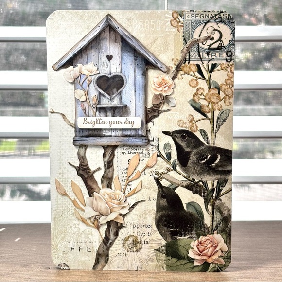 Hand Crafted Other - Handmade “Brighten Your Day” Greeting Card